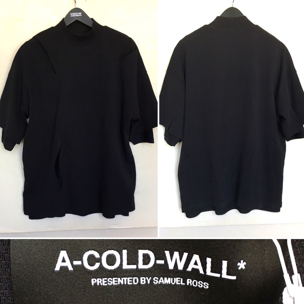 A Cold Wall, Layered Cutout, T-Shirt, Large, New